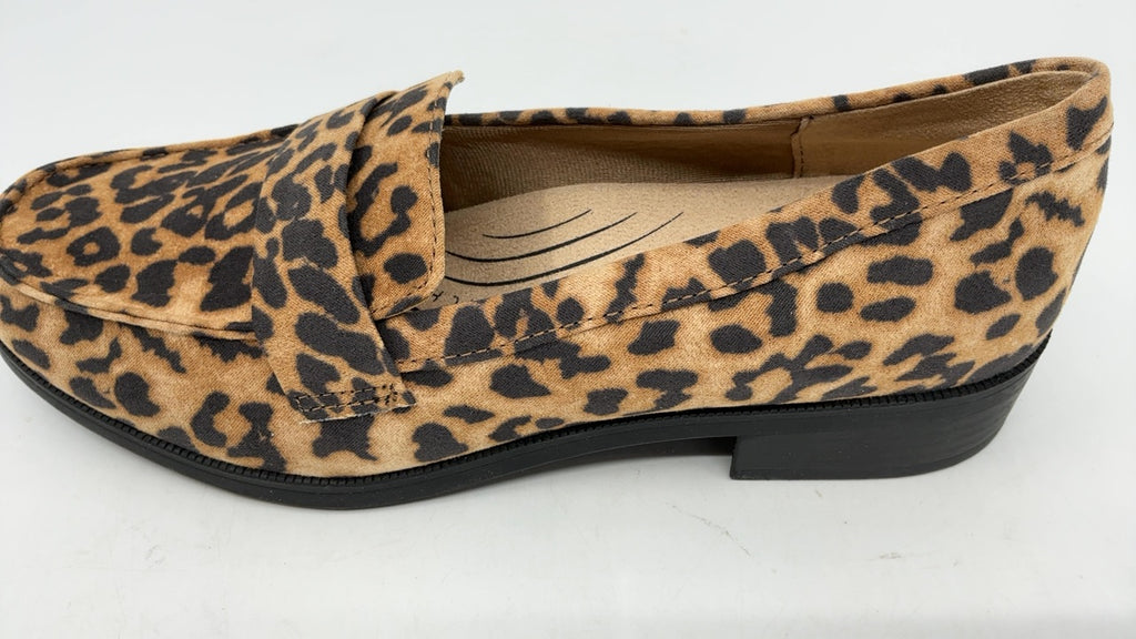 LifeStride Womens Sonoma Slip On Loafer Brown Leopard 9 W - Image 2