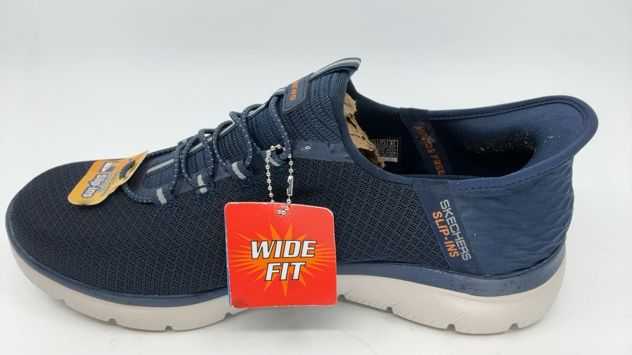 Skechers Men's Summits High Range Hands Free Slip-in Sneaker, Navy, 9.5 Wide - Image 2