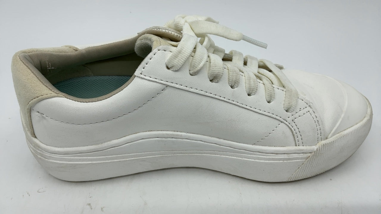 Dr. Scholl's Womens Time Off Sneaker White Smooth 5 M - Image 3