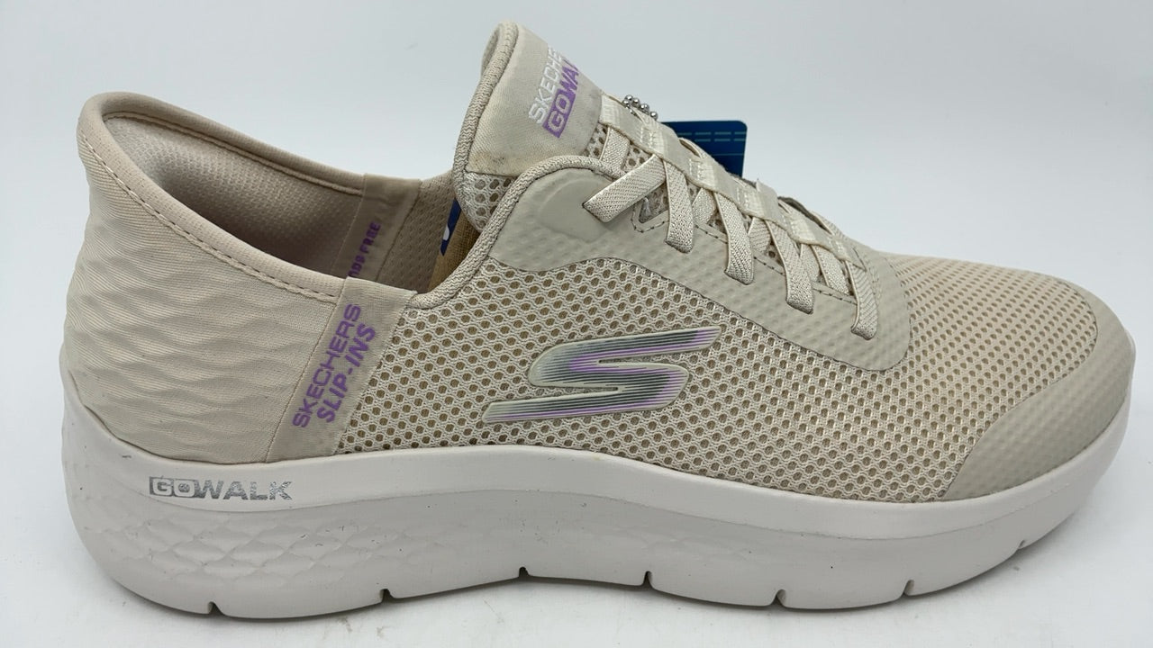 Skechers Women's Go Walk Flex Hands Free Slip-Ins - Grand Entry Sneaker, Off White, 9 US - Image 3