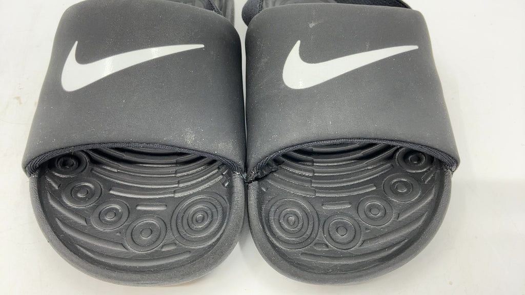 Nike Baby/Toddler Kawa Slides, Black/White-White-White, 10C - Image 5