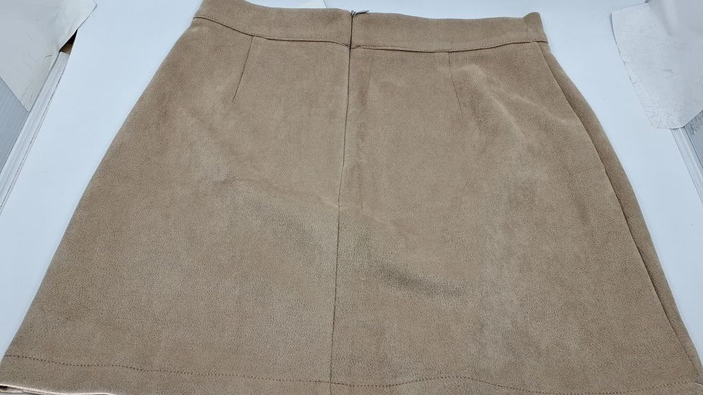 VNDFLAG Women's High Waist Faux Suede Side Split Bodycon Short Mini Skirt - Image 3