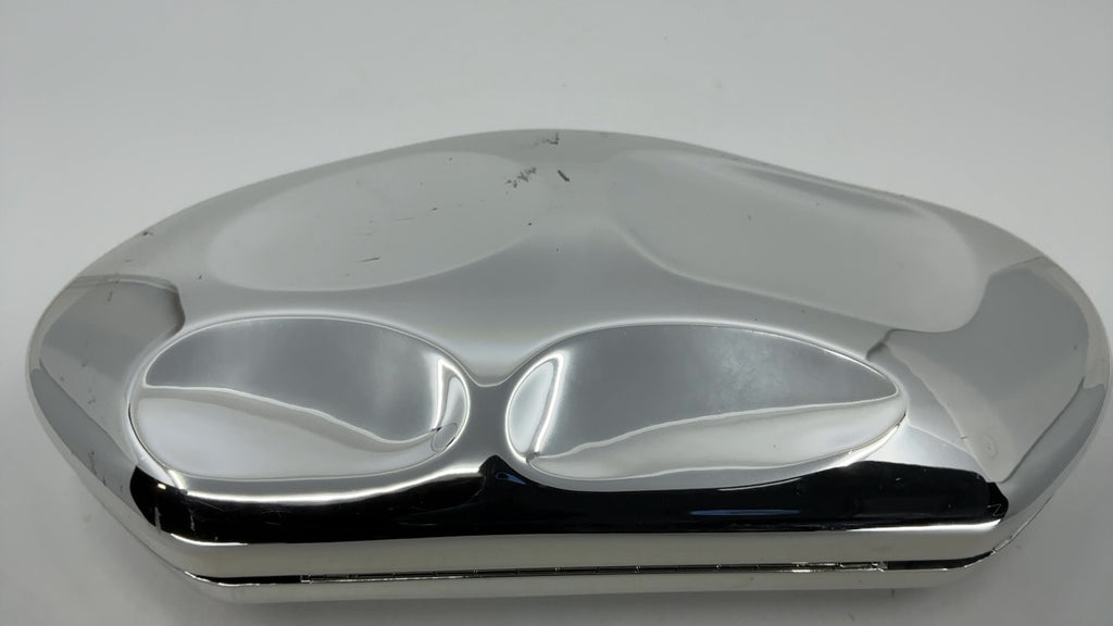 Acrylic Shell Clutch Purse for Women Silver Metallic Bag Elegant Large Designer Acrylic Evening Handbag for Wedding Party Prom - Image 2