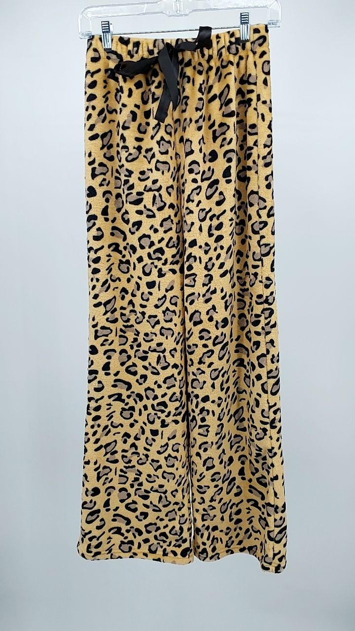 Leopard Wide Leg Pants