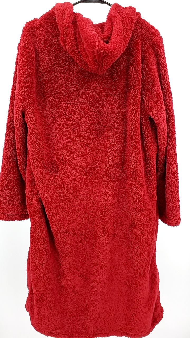 Teddy Bear Hooded Longline Outerwear
