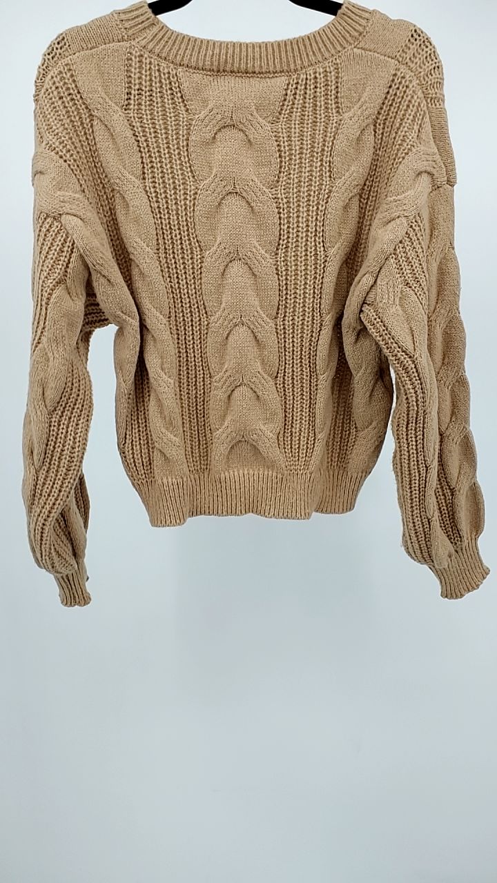 Cable Knit Long Sleeve Sweater
