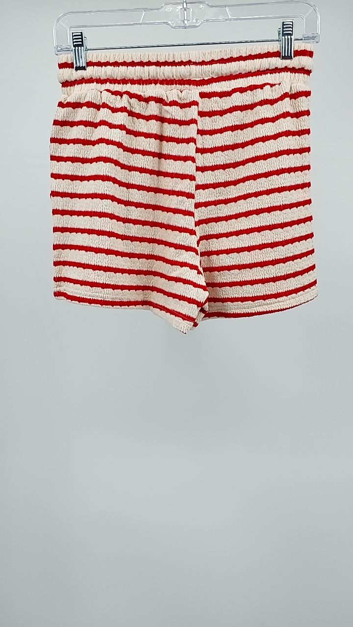 Zenana Striped Short Sleeve Tee & Shorts Set