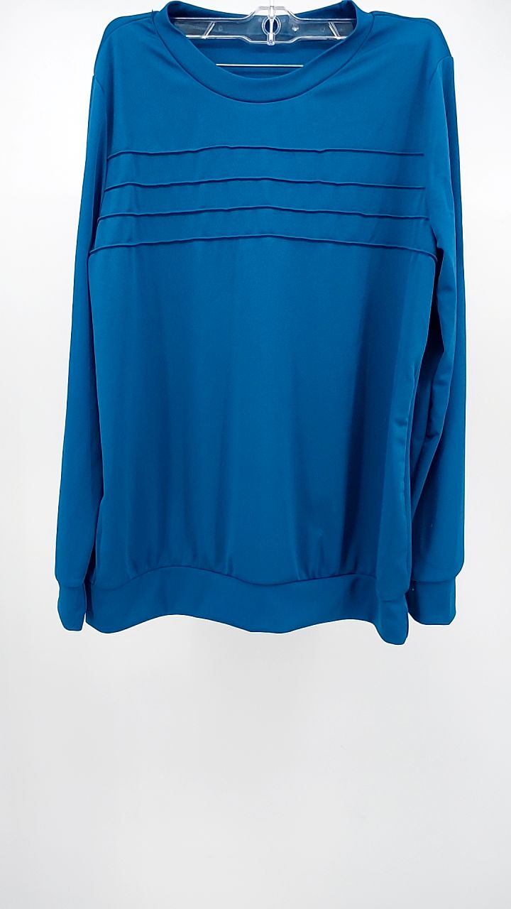 Full Size Casual Long Sleeve Top and Pants Set Plus Size