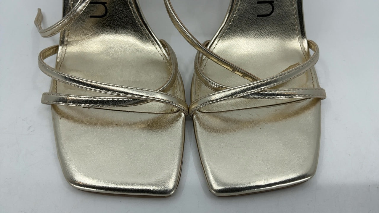 Calvin Klein Women's Tegin Heeled Sandal, Gold, 9.5 - Image 5