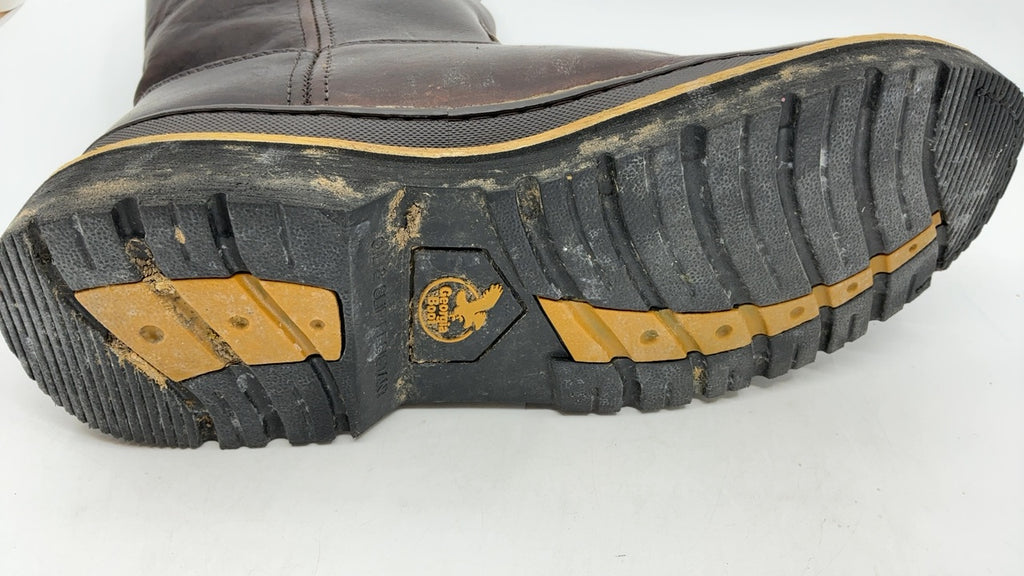 Georgia Giant Steel Toe Pull-On Work Boots, Soggy Brown, Size 9.5(M) - Image 4