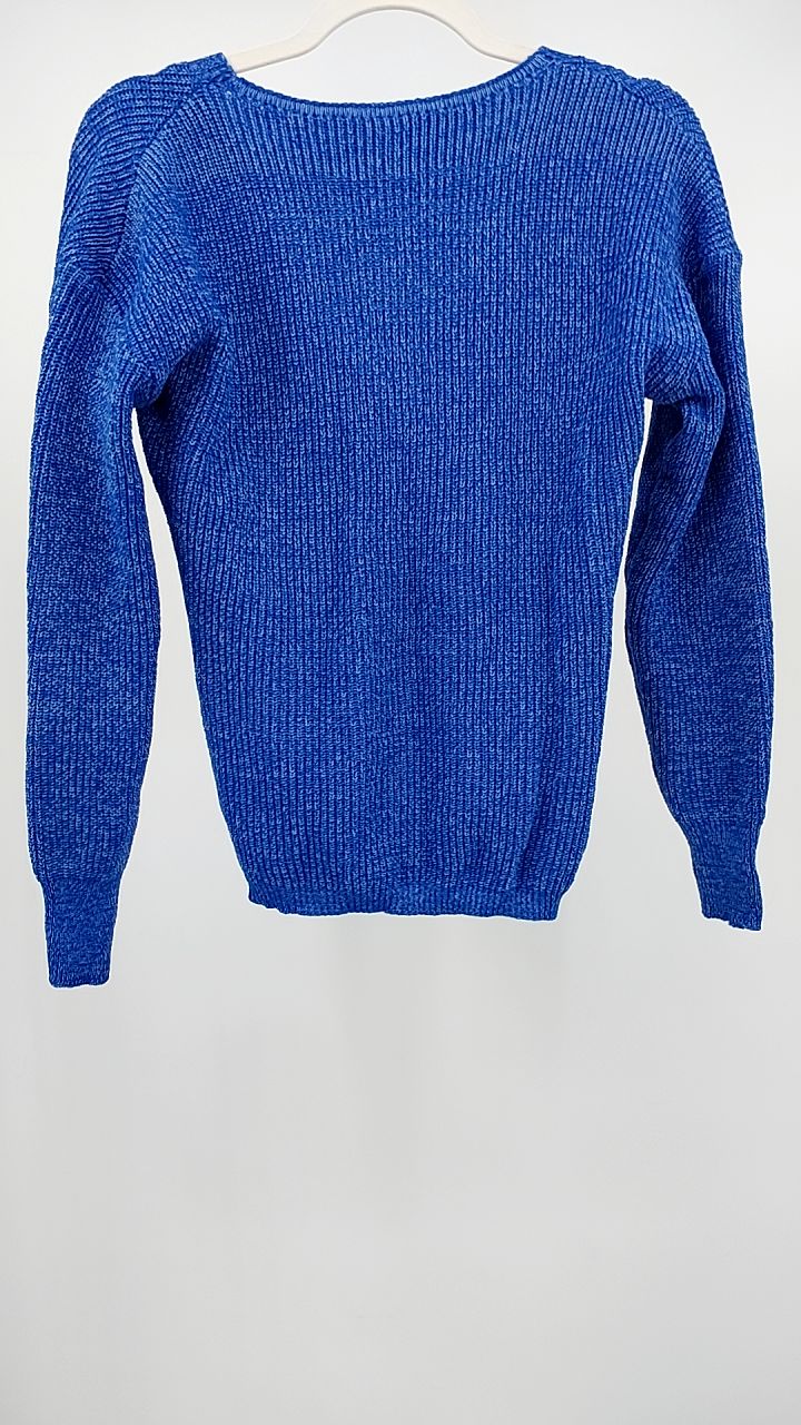 Surplice Long Sleeve Knit Top